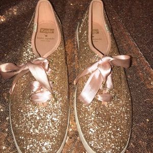 Kate spade... rose gold sequence shoes